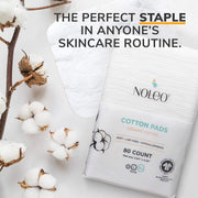 NOLEO Organic Cotton Pads - XL 3.54"x4.33" (240x Count)